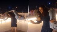 Sangeeta Phogat Twirls Chahal: रेसलर संगीता फोगाट ने पार्टी में युजवेंद्र चहल को कंधे पर उठाकर लगाई चक्कर, टीम इंडिया की स्पिनर की हालत हुई पतली, देखें वीडियो  